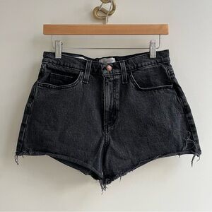 Universal Thread Highest Rise Shortie Denim Cutoff Jean Shorts Black 6